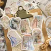 Embrulho de presente 30pcs/pacote vintage belo you série adesivos de scrapbooking diy colagem de lixo junk junk junk decor pó criativo