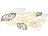 100pcs rzemieślniczy puste liście wisiorek złoto urok filigranowy biżuteria wytwarzana w vintage vintage DIY Naszyjnik Silver3729425