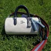 50% Discount in Stores 2023 Fashion Bag New Family Laohua Glacier White Cylinder Bag Classic Handbag Men and Women's Universal Fashion Leisure Crossbody