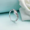 Fairy Tale Tiara Wishbone Ring for Pandora Authentic Sterling Wedding Jewelry For Women Girls CZ Diamond Girlfriend Gift Rings with Original Box Set