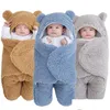 Sleeping Bags Baby Slee Bag Trasoft Fluffy Fleece Born Receiving Blanket Infant Boys Girls Clothesslee Nursery Wrap Swaddle 29 Drop Dhs9Q