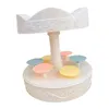 Bakeware Tools Rotating Carousel Cupcake Holder Stand Rotary Sushi Machine For Event Festival Banquet