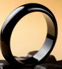 Bangle Natural 56-65mm Certificado Belo Black Agate Jade Bracelet