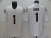 Men Football 1 Jamarr Chase Jerseys 2 Evan McPherson 9 Joe Burrow 28 Joe Mixon Team Black Orange White Vapor Rush For Sport Fan Hafdery i szycie oddychające