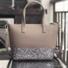 Marca designer feminino glitter bolsa de ombro cinza hobos crossbody sacos bolsas totes bolsas couro do plutônio retalhos bags229d