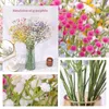 Flores decorativas para bebés, ramo de Gypsophila de plástico Artificial, bricolaje, sala de bodas, decoración del hogar falsa