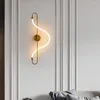 Wandlampen Moderne LED-Lampe Schlafzimmer Korridor Silikon Lichtleiste Nachttisch Kreatives Design Dekoration Beleuchtung