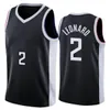 Kawhi 2 Leonard Paul 13 George Maillot de basket-ball cousu Russell 0 Westbrook pour homme