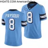 NCAA North Carolina Tar Heels College Football 8 PaySour Jersey 5 JJ Jones 3 Antoine Green 10 Drake Maye 28 Omarion Hampton 23 George Pettaway Sport Color