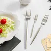 Zestawy naczyń stołowych Dekoracja kuchni Nordic deser łyżka noża widelca piknik