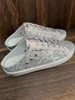 Femmes Spuer-Star Casual Chaussures Designer Chaussures Chaussures d'hiver Marque italienne Golden Sneaker Sequin Classique Blanc Do-Old Dirty Superstar Peluche