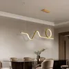 Lampade a sospensione Luci a LED Design moderno oro per soggiorno, sala da pranzo, camera da letto, lampada da soffitto a sospensione, barra da cucina