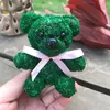 Декоративные цветы искусственная пена вечный медведь с настоящим натуральным свежим мохом мини -консервированным цветочным плюшевым для бессмертного материала DIY