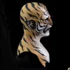 أقنعة الحفلات مخيفة Tiger Animal Mask Halloween Carnival Night Club Masquerade Classic Performan