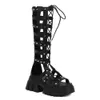 Dropship Gladiator Chunky Comfy Trends 워킹 새로운 2022 Heels Summer Leisure Platform Sandals 신발 여성 큰 크기 43 T221209 780