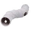 Cat Toys Tunnel Toy 1.24M Funny Pet 3 Holes Play Tubes Balls Collapsible Crinkle Kitten Puppy Dog