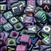 Acrylic Plastic Lucite Acrylic Letter Alphabet Cube Bead Jewelry Making Mixed Loose Beads Diy Handicrafts For Necklace Bracelet Dh Dh1Ve