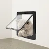 Abbigliamento per cani Forniture per animali domestici Porta per gatti Porta per gatti Porta di sicurezza per gatti Chiusura a 4 vie