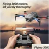 Avion Électrique / Rc F9 Gps Drone 6K Double Caméra Hd Pographie Aérienne Professionnelle Moteur Brushless Pliable Quadcopter Rc Distance 200 Dhgfr