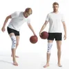 Podkładki kolanowe Kompresyjne Brace przeciwpoślizgowy Ochraniacz Ochrony unisex zużycie do ochrony rzepki w siatkówce do koszykówki