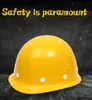 FRP construction site thickened anti-smashing helmet wholesale engineering building construction labor protection breathable safety helmet printing