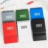 2023 Kalendarz stołu Morandi prosty projekt Portable Mini Desktop Memo Board Planner Scheduler School A7189