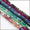 Stone 6mm gemma agata perle sciolte sezione rotonda corniola rossa onice per gioielli fai -da -te che producono drop di bracciale otdn7