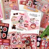 20 Page Sweet Stickers Book Retro Fashion Cake Drinking Baking Decoration Post Note Adhesive for Diary Album A7167