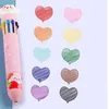 1PCS Cartoon 10 Color Point Pent Cute Rabbit Cheese Bear Spot Spot Marker 0.5mm Stearery Office School A7245