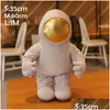 Gefüllte Plüschtiere Weltraum Astronaut Puppe Spielzeug Rakete Einzigartiges Schiff Wurfkissen für Jungen Geburtsgeschenk LJ201126 Drop Delivery Toys Gi Dhysk