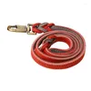 Hundekragen Haustier Leine Seil Faux Leder Welpe Training Blei kleiner Gurt Traktion Outdoor Hundegurtkragen Vorr￤te