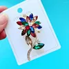 Brooches CINDY XIANG Rhinestone Sunflower For Women Shining Crystal Pin Wedding Fashion Jewelry 6 Colors Available