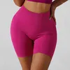 Активные шорты EFFORTLESS Бесшовные женские спортивные штаны для йоги Короткие леггинсы для тренажерного зала Байкер Scrunch Bum Одежда для тренировок Одежда для фитнеса Outfi284S
