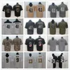 Men Football 9 Drew Brees Jerseys 41 Alvin Kamara 13 Michael Thomas USMC Salute de oliva para o serviço CAMO Voltar o relógio Vapor Color Rush Rushed preto marrom branco