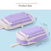 Angoo Macaron Color Pencil Case Suck Sack Accendable Pocket Heress Organizer для студента канцелярских товаров A7292