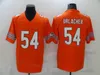Men Football 32 David Montgomery Jersey 54 Brian Urlacher 10 Chase Claypool 51 Dick Butkus Salute To Service for Sport Fans Color Rush Blue White Orange Gray