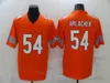 Piłka nożna 32 David Montgomery Jersey 54 Brian Urlacher 10 Chase Claypool 51 Dick Butkus Salute to Service For Sport Fan Kolor Rush Rush Błęki Biały Orange Grey