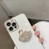 Custodie per telefoni cigno con diamante strass elettrolitico iPhone 14 13 Pro max 11 12 14plus x xr xs xsmax 7 8 più una custodia femminile elegante e minimalista