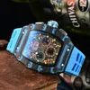 New 6 - pin automatic intergrain element multifunctional quartz WATCH sweep second calendar watches