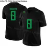 NCAA Oregon Ducks College Football 21 LaMichael James Jersey 96 Haloti Ngata 28 Jonathan Stewart 8 Marcus Mariota 6 DeAnthony Thomas Jaune Vert Noir