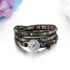 Charm Bracelets BONISKISS Women Leather Mens Cool Bangles Decoration Vintage Knot Bijoux