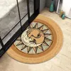 Carpets Semicircle Door Mat Entrance Bathroom Hallway Absorbent Floor Mats Carpet Household Non-slip Bohemia Doormat