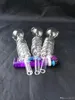2022 Transparent spiral pot Wholesale Glass Hookah Glass Water Pipe Fittings