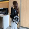 Live broadcast of new fashion stylish backpack diamond inlaid one shoulder versatile women's bag