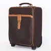 Top Grade Real Calf Leather Travel Luggage Rolling Case Men1983