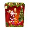 Stol t￤cker Christams Cover Furniture Protective Washable Seat Back Slipcovers f￶r Festival Dining Banket Decoration