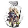 남성용 후드 The Last of Us Part II Funny Fashion Long Sleeves 3D 프린트 지퍼/후드/스웨트/재킷/남성/여자 드롭