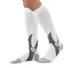 Chaussettes de Sport pour hommes et femmes, soutien des jambes, extensibles, Sport de plein air, haute Compression, unisexe, course à pied, Snowboard, longues