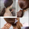 Haar Gummibänder Korea Stil Niedlichen Kaninchen Perle Charme Seil Colorf Einfache Band Für Frauen Mädchen Knoten Accessiry Schmuck Drop lieferung Otia5