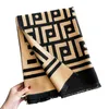 Шарфы шляпа Glove Set Scarf Luxury Brand Cashmere теплый зимний платок женский принт 2022 Pashmina Толстая одеяло Bufanda fouard